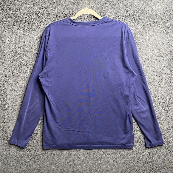 Apple Shirt Mens Medium Blue Macintosh Mac Employee Genius Uniform Long Sleeve - Picture 13 of 16